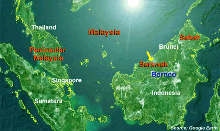 Location Sarawak